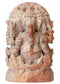 Panchmukhi Lord Ganesha - Stone Statue