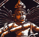 Nataraja Shiva - Batik Painting