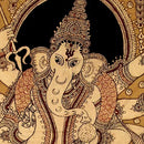 Dancing Vinayak - Kalamkari Painting