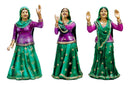 Panjabi Folk Dance 'Gidda' - Fiber Statues