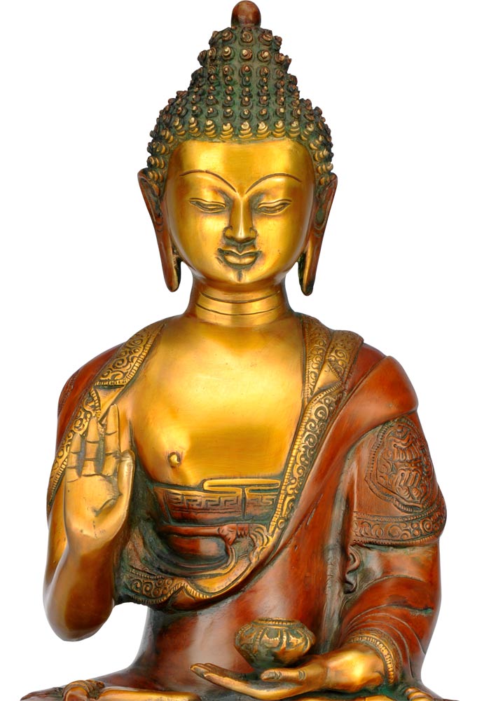 Abhaya Buddha - Brass Sculpture