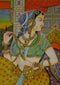 Mughal Princess-Miniature Painting on Marble