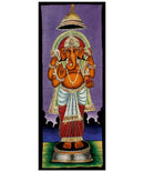 The Elephant Headed God Ganesha - Batik Art Painting