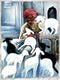 An Indian Shepherd - Silk Painting