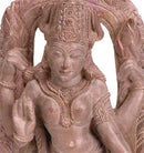 Goddess Lakshmi Soft Stone Statue