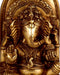 Pious Ganesha - Brass Figurine