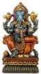 Shyama Ganesha - Wood Sculpture