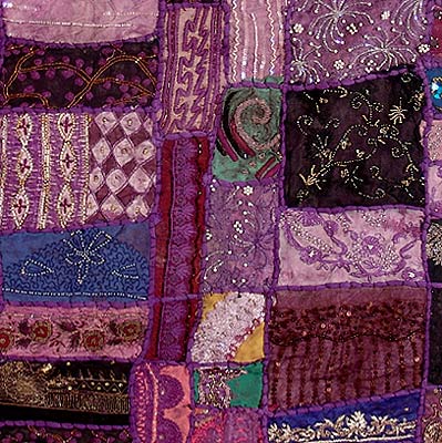 'Lilac Charm' Gujarati Wall Hanging