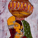 A Village Lady - Batik Painting