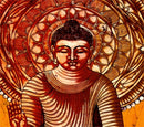 Standing Sakyamuni - Batik Painting