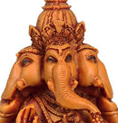 Three Headed Ganesha - Resin Statuette