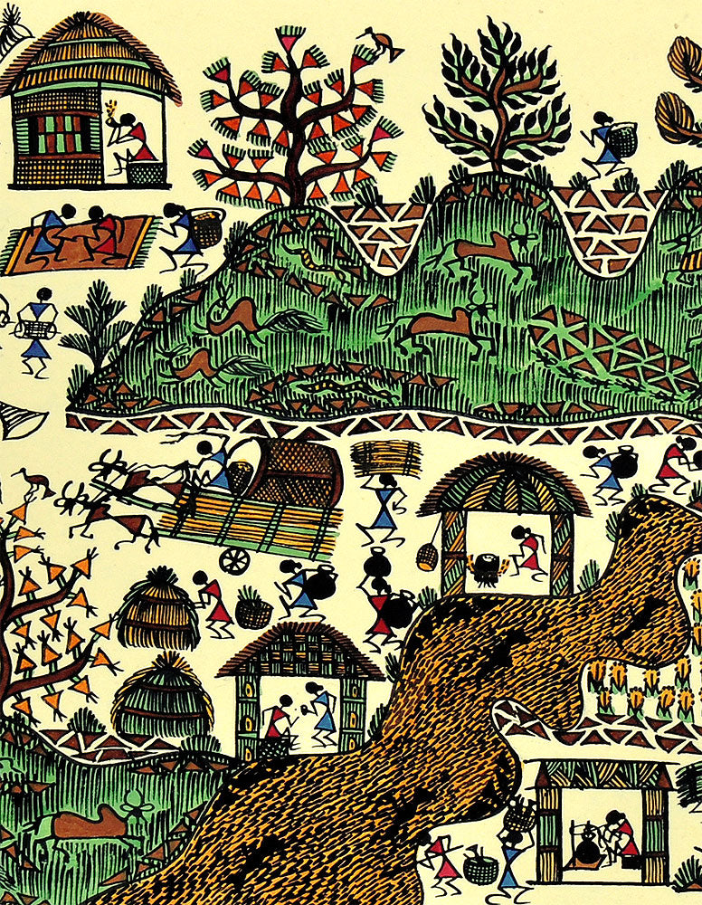 'Tribals' Art Painting of Warli