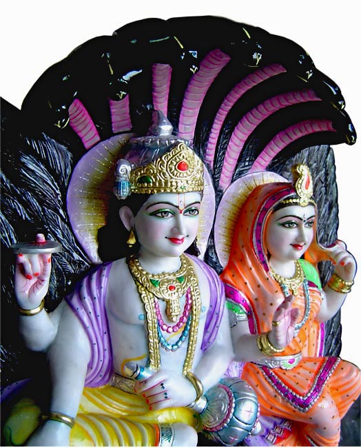 Luxmi Narayan Marble Sculpture