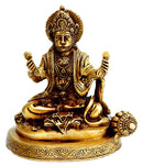 Hanuman Singing Bhajans of His Lord - Brass Statue