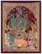 Mahishasura Mardini Durga - Kalamkari Painting