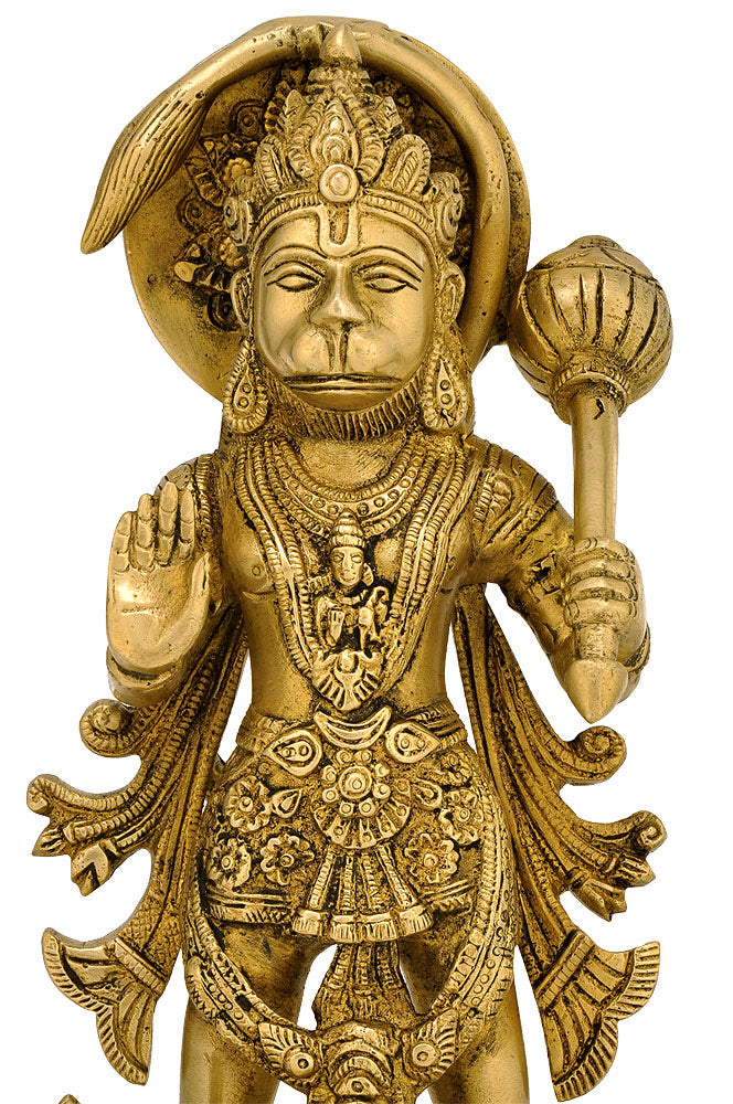 Standing Hanuman Ji Holding Club