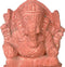 Red Ganesha - Sand Stone Sculpture