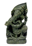 Ganesha Blows His Conch Shell